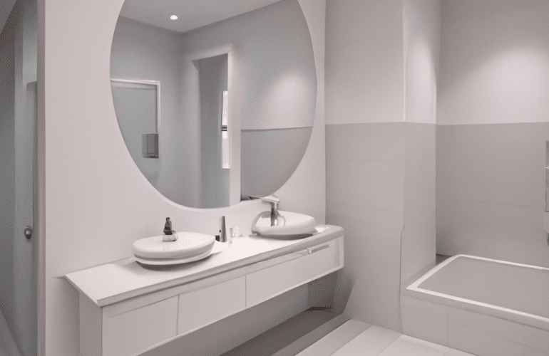 Transformative Small Bathroom Renovation with Sun Shore Construction Services