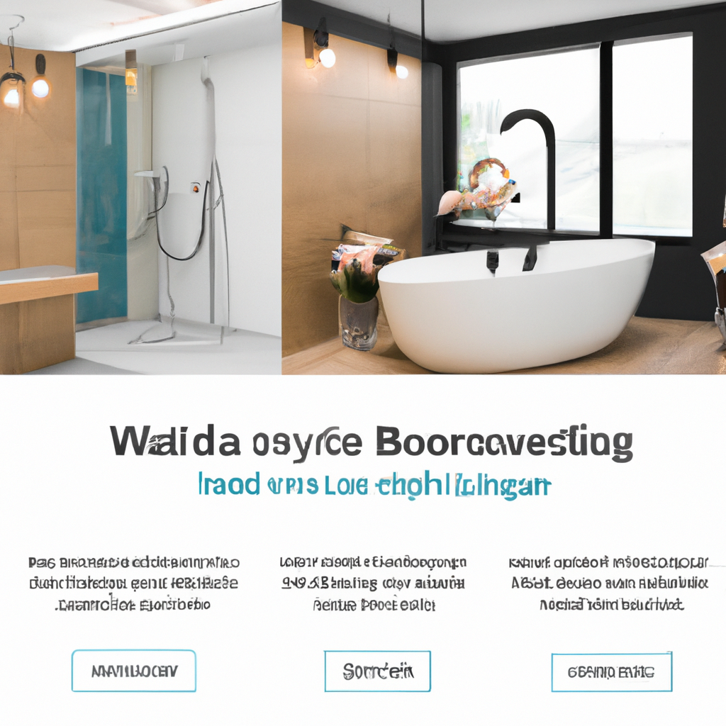 A modern and contemporary bathroom with sleek design and new renovations by Weymouth's top services.