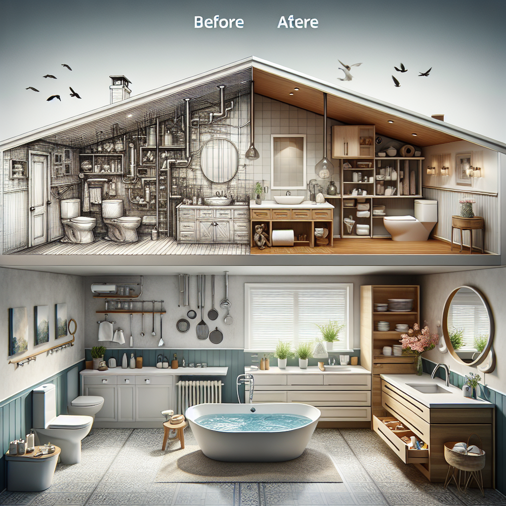 Home remodeling experts at work transforming a living space into a dream home.