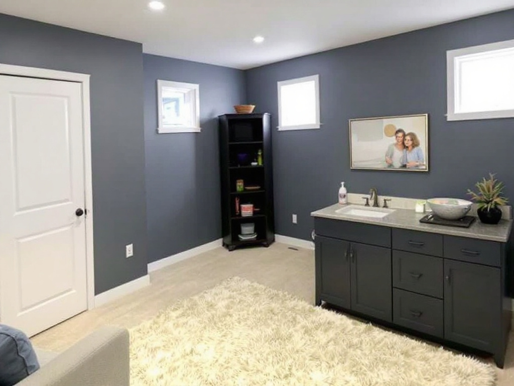 A located basement remodeling project in Weston, Massachusetts, creating stunning transformations.