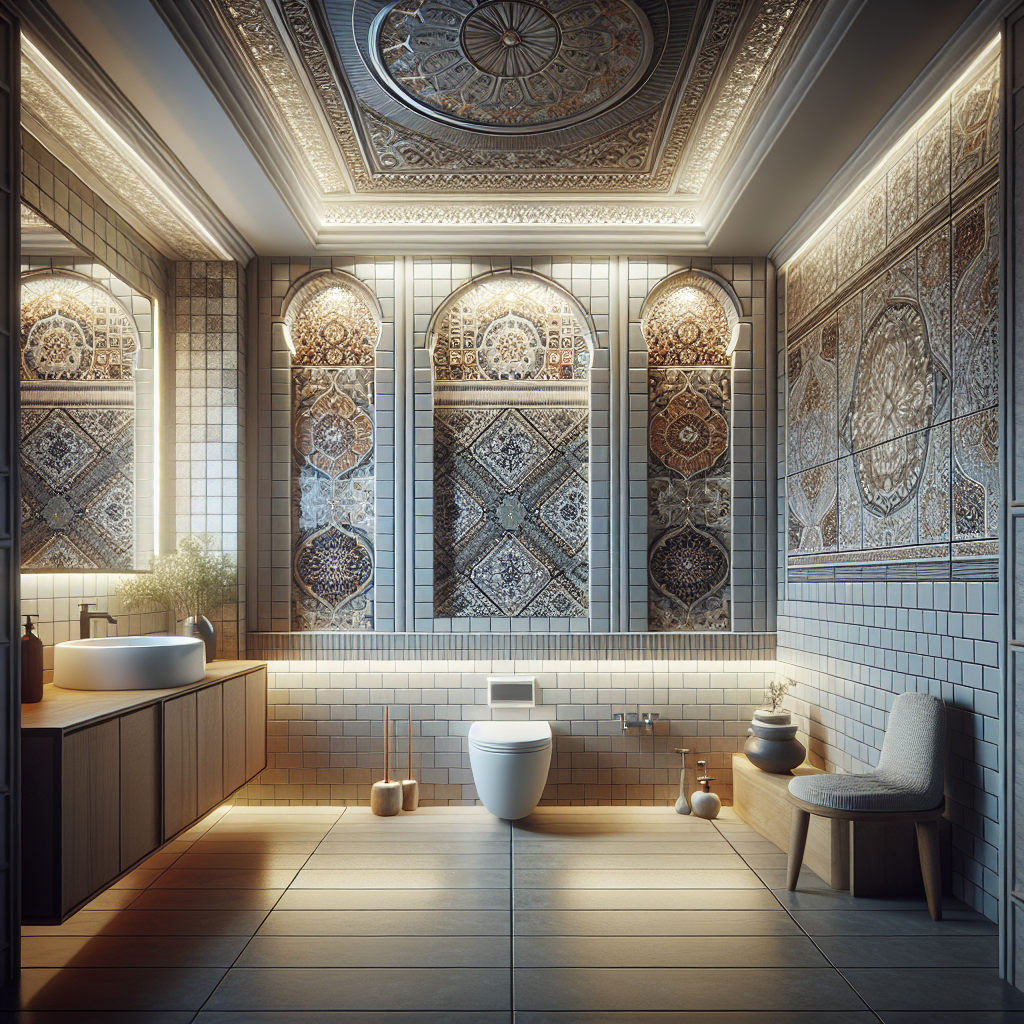 'Luxury bathroom tile makeover in Newton'