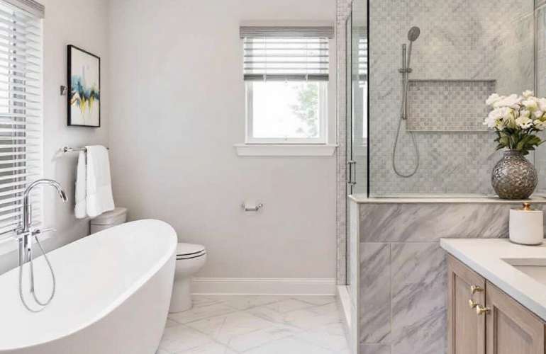 Discover the Best Tile Flooring Installers near Waltham, MA for Your Bathroom Makeover