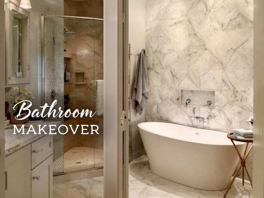 Professionals diligently installing high-quality tile flooring in a bathroom located in Waltham, MA.