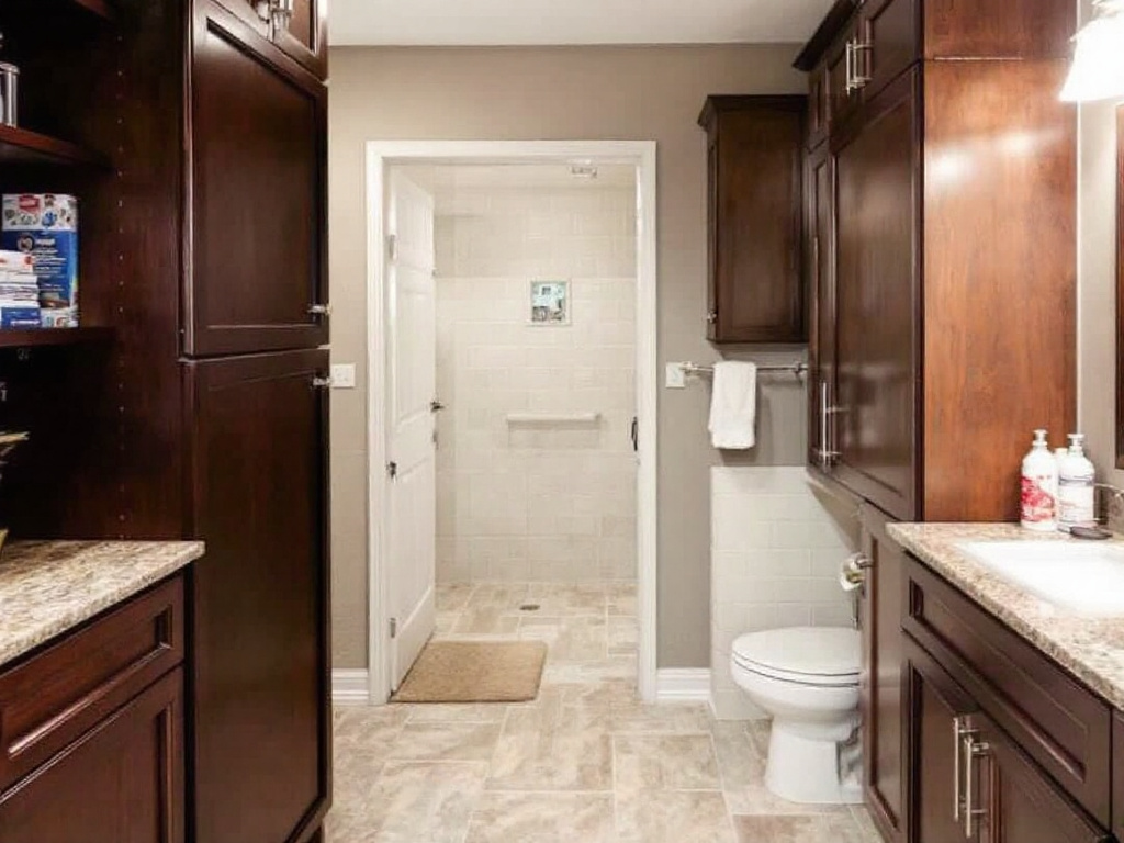 Luxurious basement finishing with custom storage space by Sun Shore Construction 2.