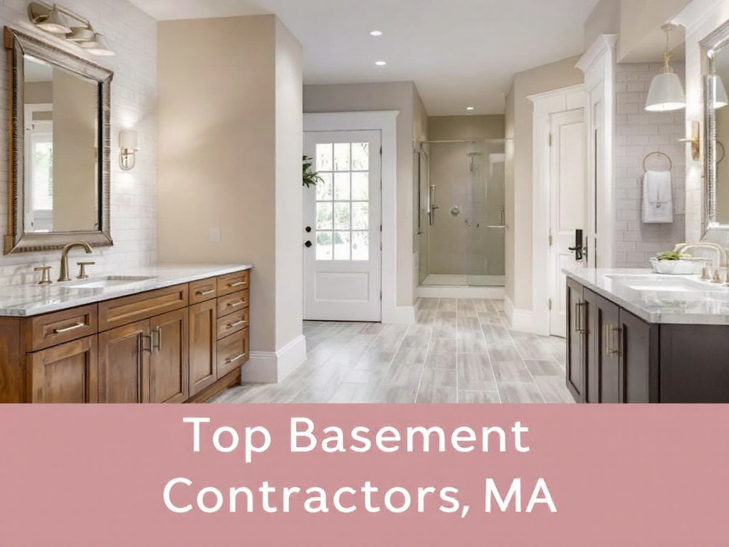 Experts basement contractors in action near Brookline, MA offering top-tier quality and convenience.