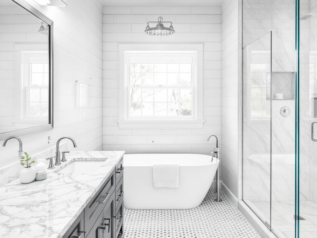 Bathroom renovation process by skilled contractors near Melrose, MA.