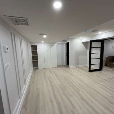Basement Remodeling in Boxborough | Open Design & Modern Finishes