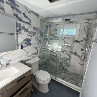 Bathroom Renovation with Laundry Room Addition | Modern Design & Functionality