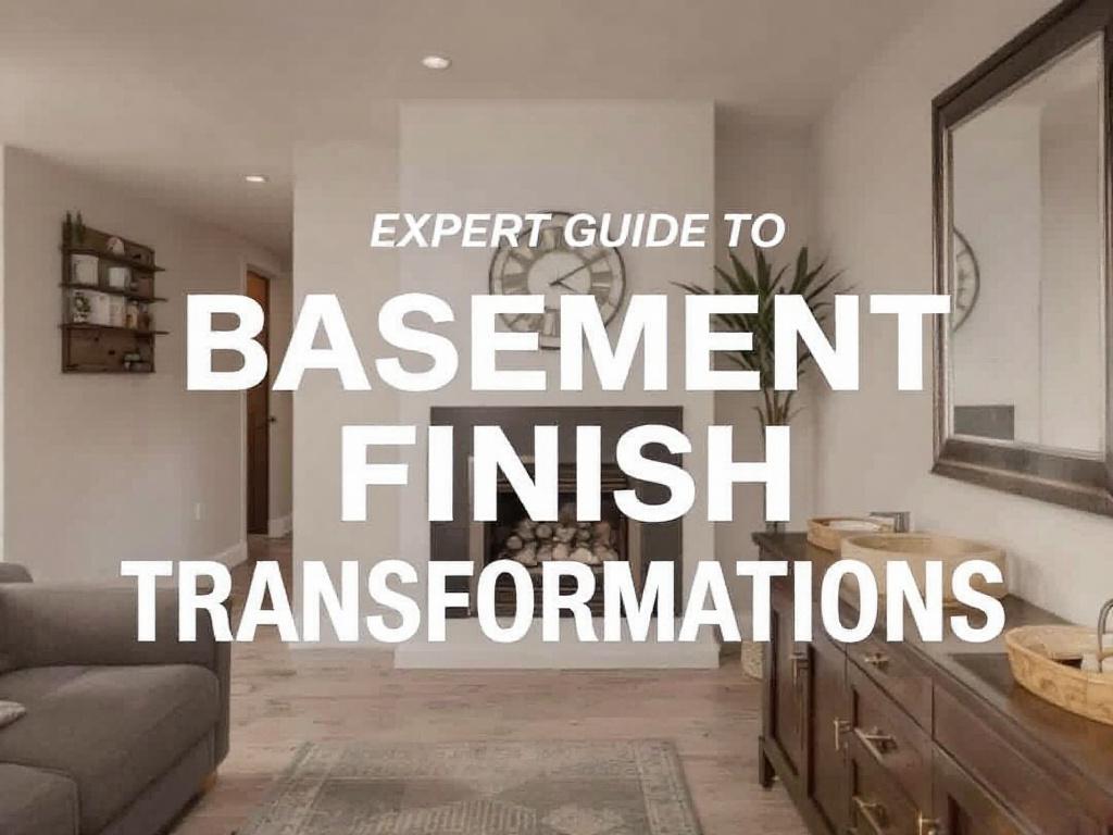 Alt text: Expert guide for a stunning basement transformation image.