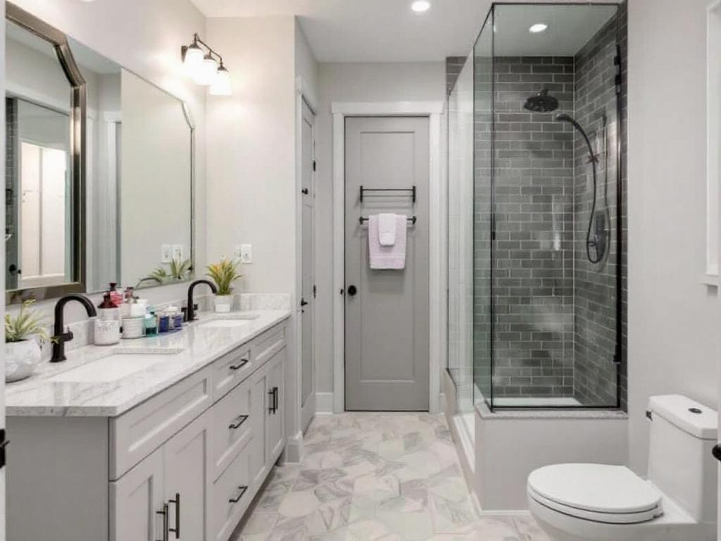 Concept image of a beautifully renovated bathroom symbolizing the top-notch services provided by Neighborhood Bath Renovations.