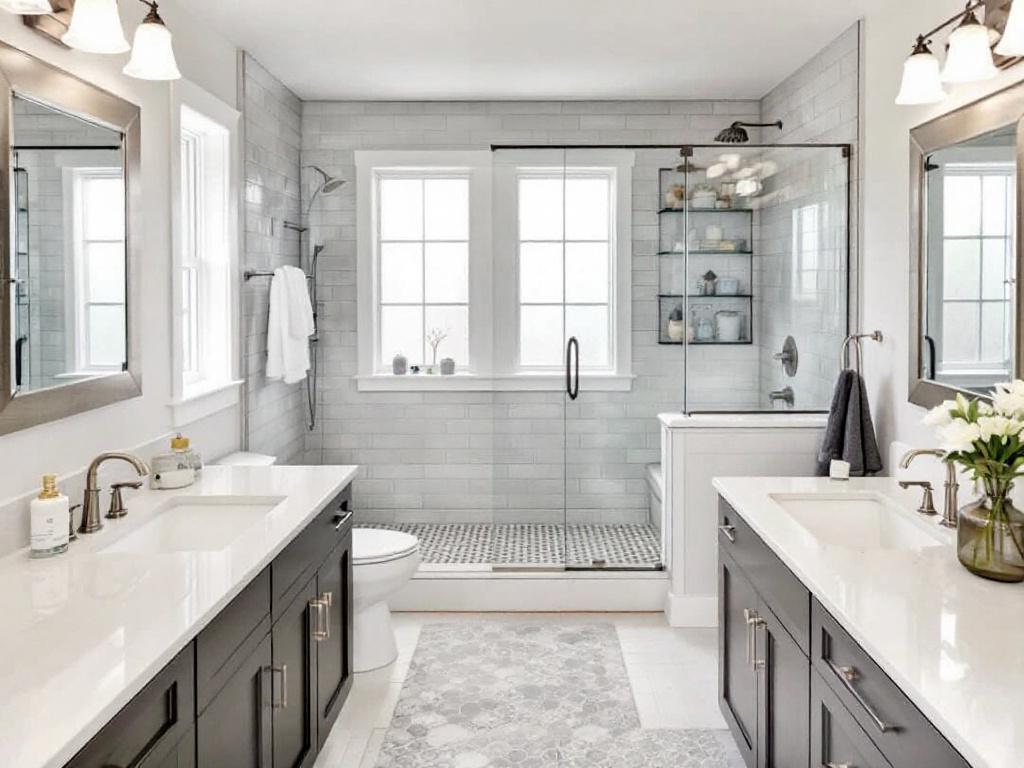 Professional bathroom renovated by Bathroom Contractors Needham Ma.