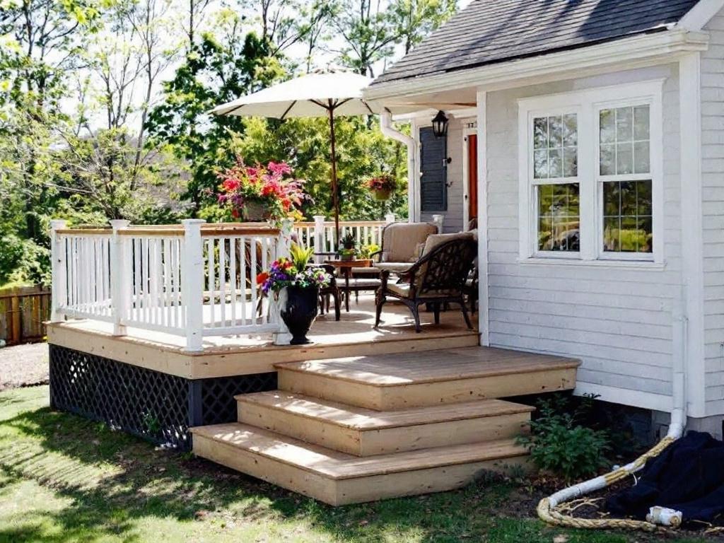 Expert deck contractors at work in Winchester, MA, delivering top-notch deck installation service.
