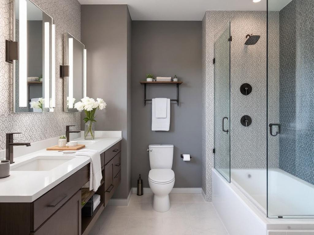 Innovative concepts for bathroom makeover