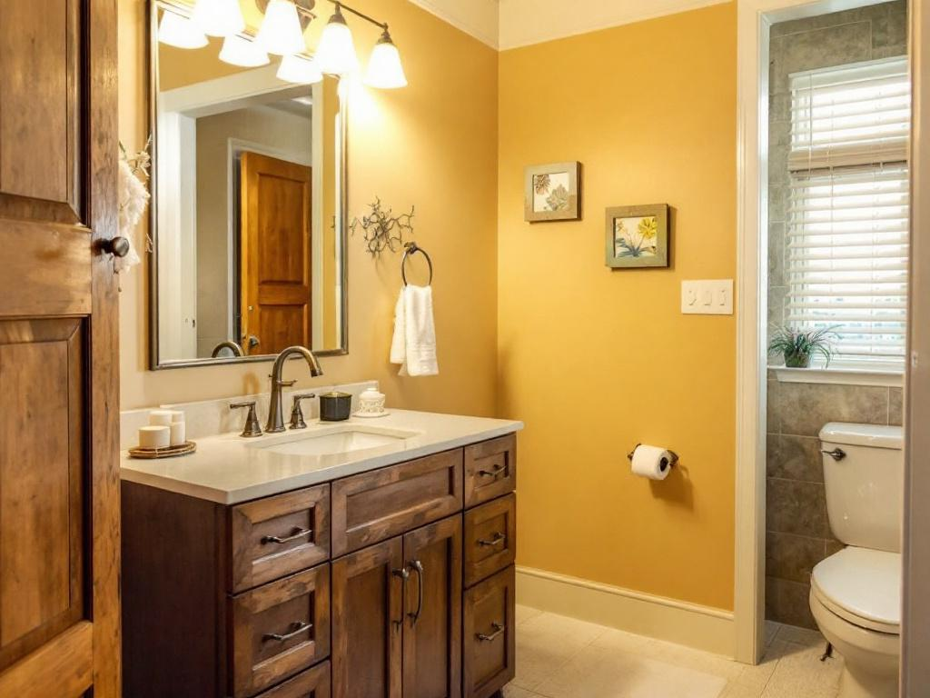 'Budget-friendly modern bathroom redesign'