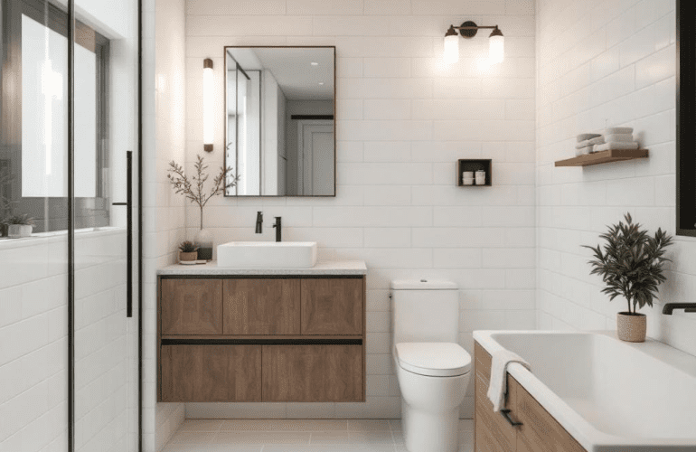 Maximizing Space: 5 Tips for a Successful Small Bathroom Reno