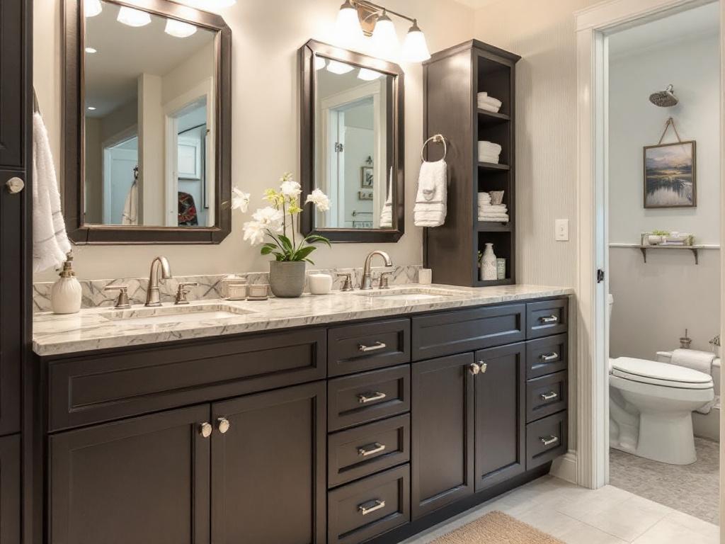 Luxurious bathroom makeover by experienced contractors in Weston, MA.