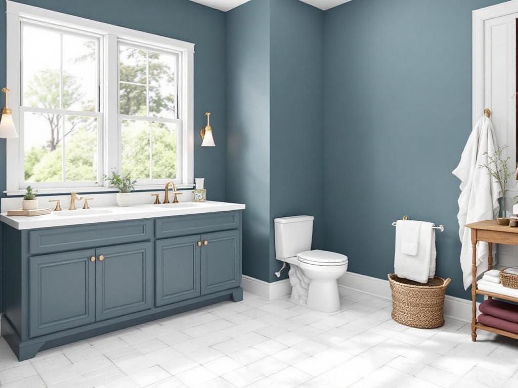 Professional interior painting service embellishing a residence in Welley, MA.