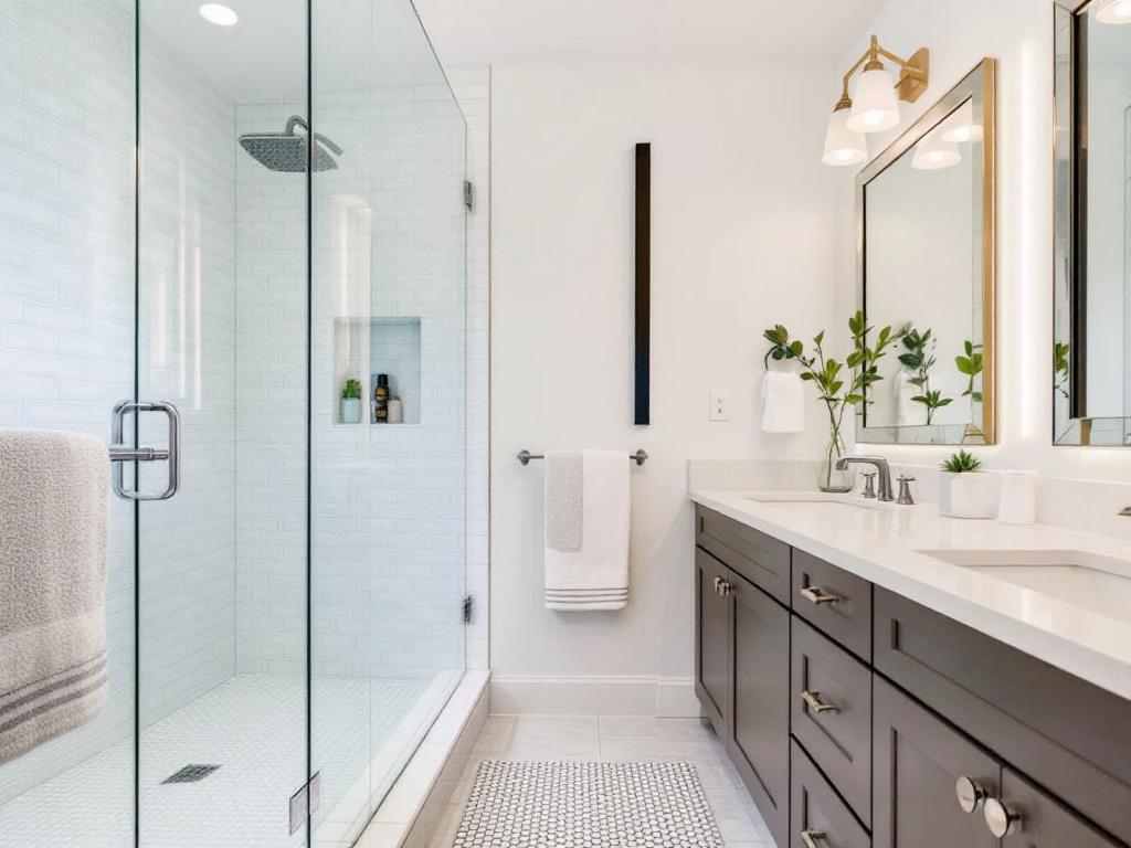 A digital illustration of bathroom remodeling guide for Lexington MA.