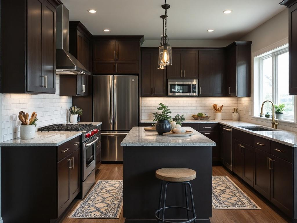 A captivating transformation of a kitchen through a modern design renovation journey.
