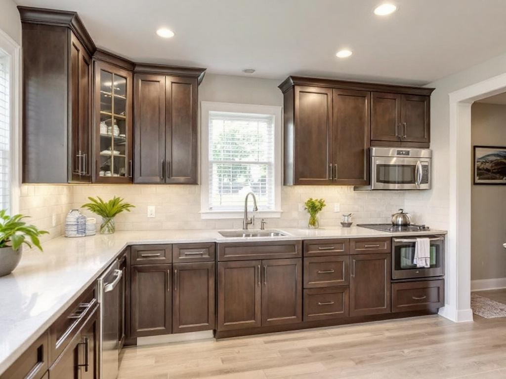 A reliable general contractor transforming a home through modern design elements.