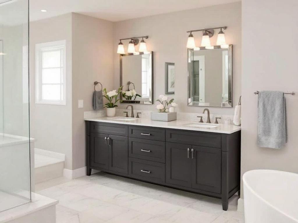 Professional bathroom remodeling contractors in Woburn MA presenting their modern and contemporary design expertise.