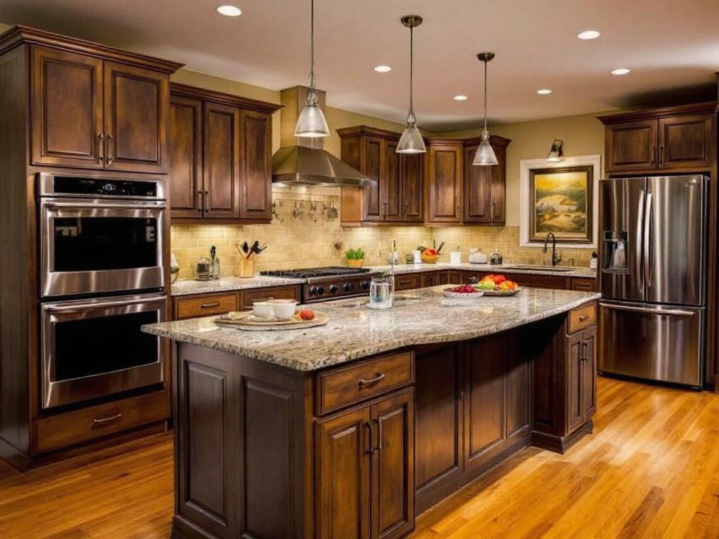 Alt Text: Graphic representing a selection of top-rated kitchen remodel contractors in the Maynard, MA area.