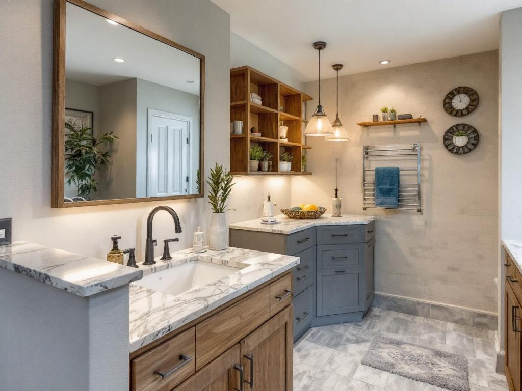 Expert Basement Remodel Contractors successfully executing modern renovation design.