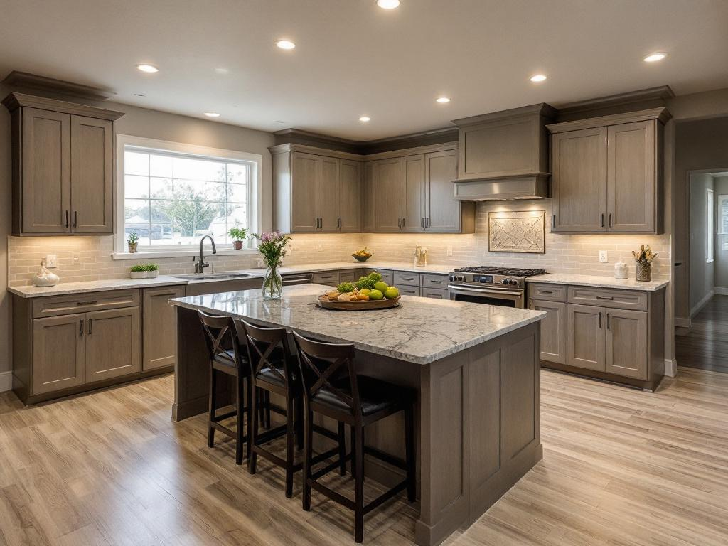 A professional basement remodeling contractor analyzing a basement layout.
