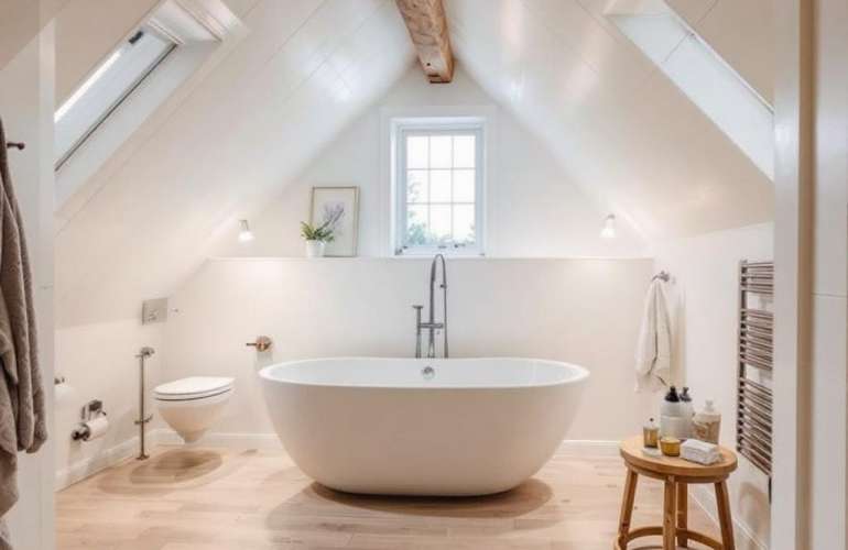 Your Dream Attic Bathroom Makeover in Medford, MA