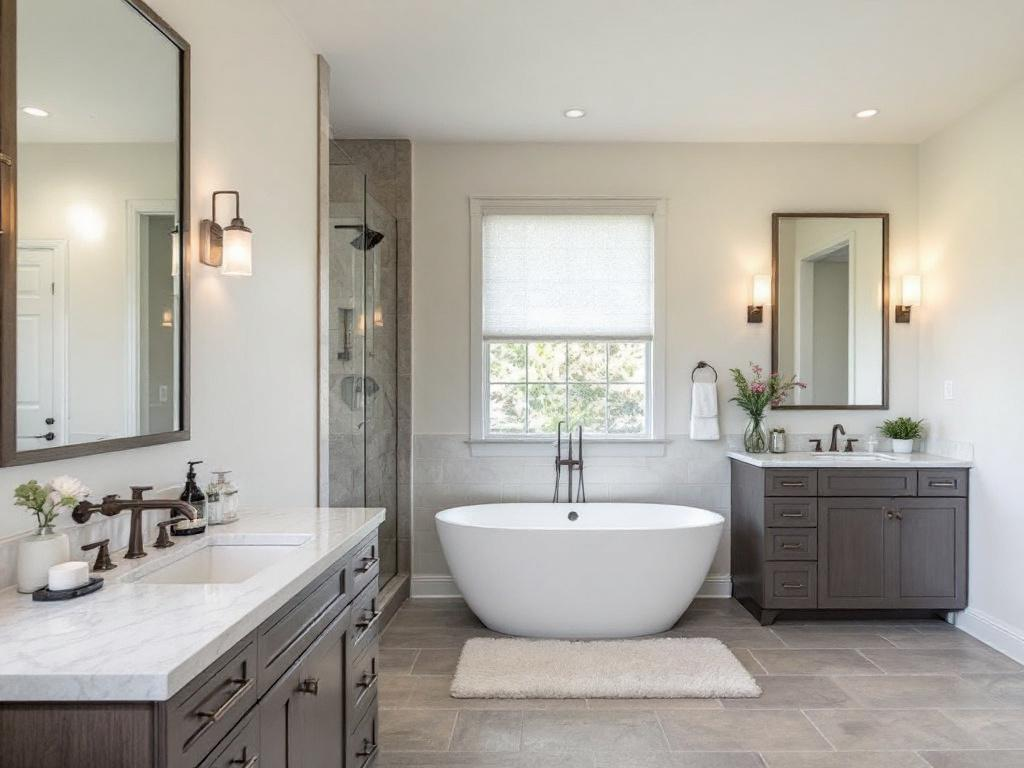 Modern, up-to-date bathroom renovations available in your local area.