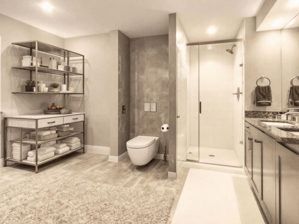 Alt Text: An expert guide for basement remodelers near Sharon showcasing transformative ideas.