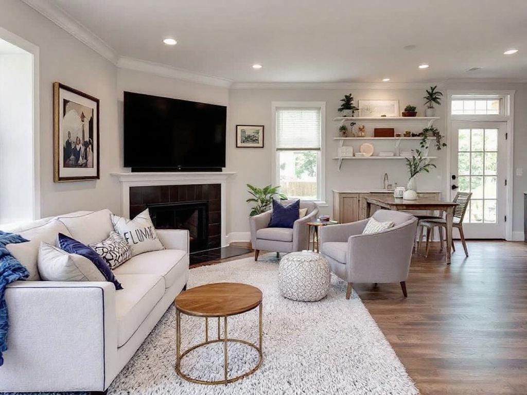 A completed modern basement remodel in Newton, MA flaunting a contemporary style.